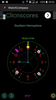 Compass No magnetic sensor android App screenshot 3